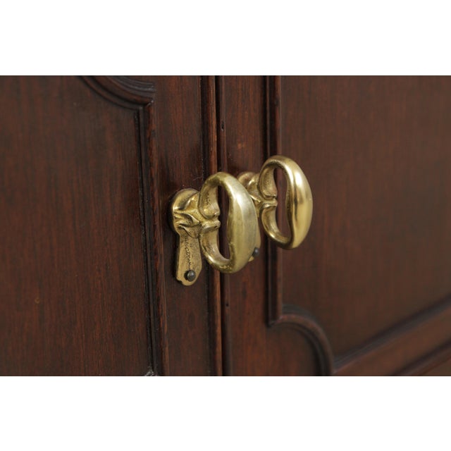 Pair Councill Craftsmen Mahogany Williamsburg Style Nightstands For Sale - Image 9 of 14