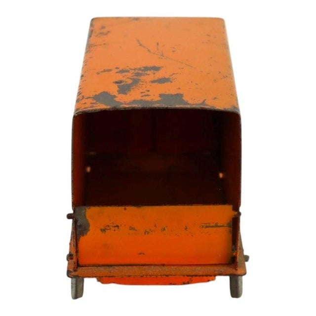 Antique Pressed Steel “Toy Town Grocery” Advertising Truck C1920 For Sale - Image 9 of 10