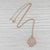 Tiffany Garden Flower Diamond Pendant Necklace W/ Box 18k Yellow Gold 16" For Sale In Greensboro - Image 6 of 9