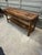 1970s Split Bamboo Rising Sun Console Table For Sale - Image 4 of 12