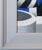 Scott Woodard "Puffy City Night Scape" Blue, White, Gray & Black Contemporary Surreal Painting, 2022 For Sale In Houston - Image 6 of 10