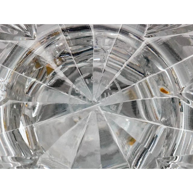 Mid 20th Century St. Louis France Florence Cut Crystal Water Jug Pitcher Beverage Holder For Sale - Image 9 of 9
