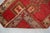 Textile 1960s Vintage Hand Made Red Rug For Sale - Image 7 of 7
