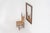 Wood Sculptural Graphic Wall Mirror For Sale - Image 7 of 8