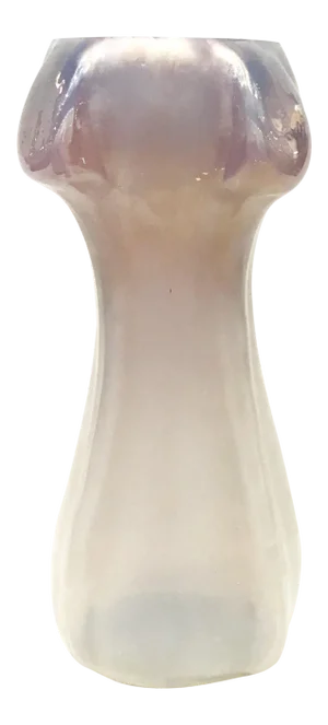Large Lavander Iridescent Loetz Vintage Art Glass Vase