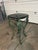 1980s Victorian Vintage Praying Man Ornate Pedastal/Accent Table Metal and Base For Sale - Image 5 of 10