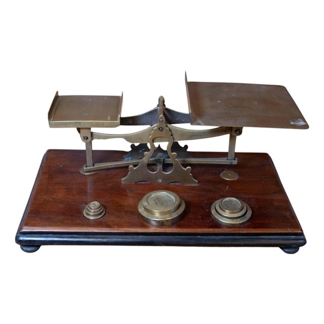 Early 20th Century English Postal Scale For Sale
