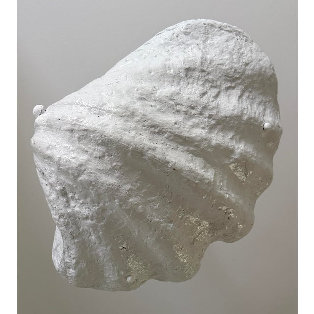 Modern Serge Roche Style Plaster Shell Chandelier For Sale - Image 3 of 10