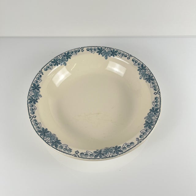 Low Salad Bowl by Longwy, 1890s For Sale - Image 10 of 11