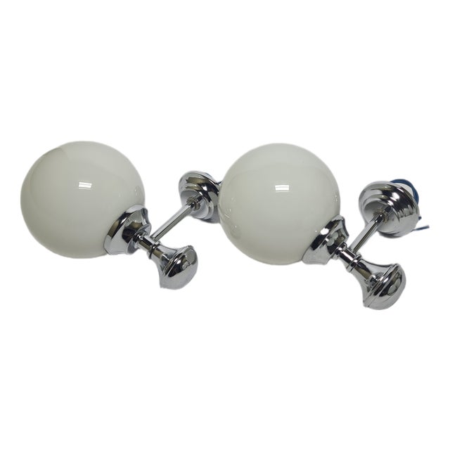Art Deco Sconces, Poland, 1970s, Set of 2 For Sale