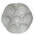 Mid-Century Modern Vintage Olfaire Oyster Scallop Plate White For Sale - Image 3 of 6