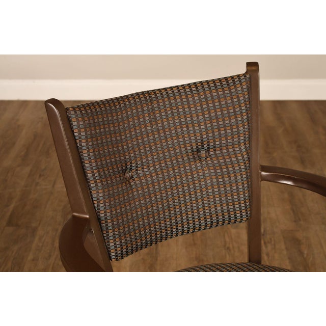 Tempo Industries Pair Of Swivel Bar Stools With Arms For Sale - Image 4 of 18