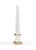Hand inlaid natural shell, antique gold accents 30h x 5.5w x 5.5d