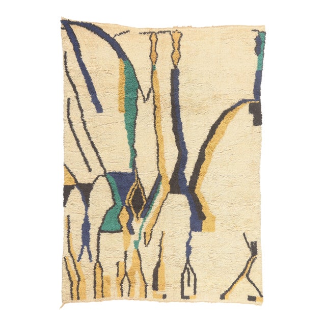 Vintage Beni Ourain Moroccan Rug, 06'09 X 09'06 For Sale