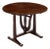 French Fir Vendange Table With Sculptural Lyra Folding Base For Sale