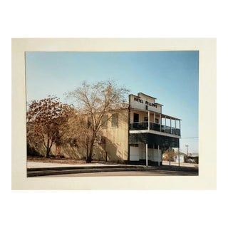1980s Vintage Architecture Photography - California Historic Fellows Hotel For Sale