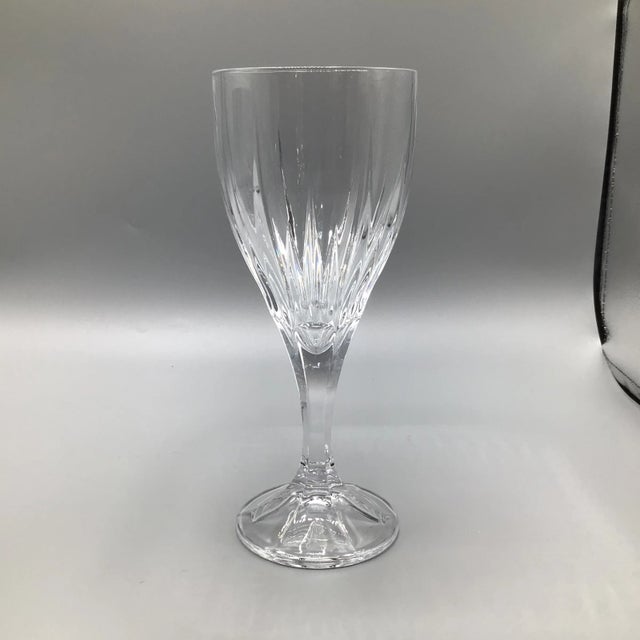 1990s Godinger Ingrid Pattern Water Goblets-Set of 6 For Sale - Image 5 of 13