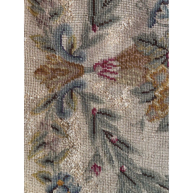 French Needlepoint Chair Cover Tapestry from Bobyrug, 1890s For Sale - Image 15 of 18