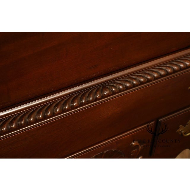 H. Feldenkreis Chippendale Style Mahogany Highboy For Sale - Image 9 of 18