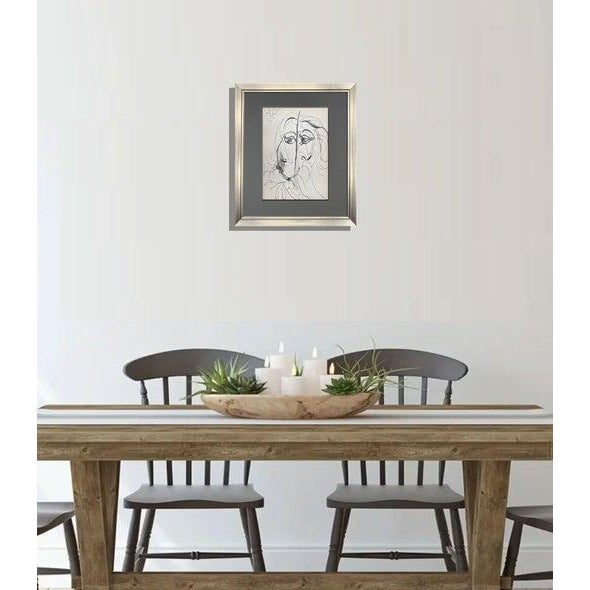 Pablo Picasso Limited Edition lithograph, 1940 made from his Royan Notebook "19.8.40". Size : 29.8x40.6cm (11 3/4 x 16...