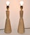 Arne Jacobsen Vintage Natural Tapered Solid Wood Brass Table Lamps Mid-Century Modern, Pair For Sale - Image 4 of 18