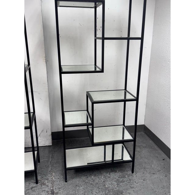 Black Coco Republic Haarlem Shelving Units, Pair For Sale - Image 8 of 12