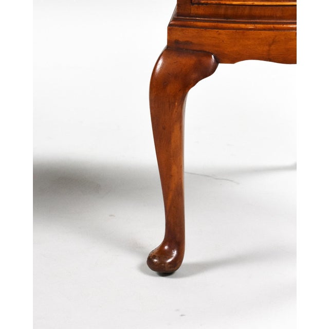Kidney-Shaped Walnut Desk, 1920s For Sale - Image 9 of 18