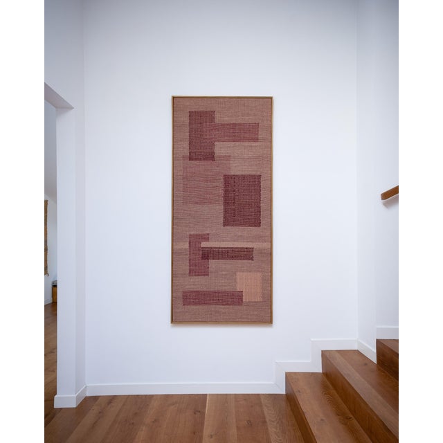 Hand-woven on a traditional loom in Susanna Costantini's weaving studio. Spigolatura 97 is part of the Gleaning series,...