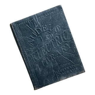 Audels New Electric Library Vol. XII 1946 Soft Leather Bound Electrical Reference Manual Electric Dictionary For Sale