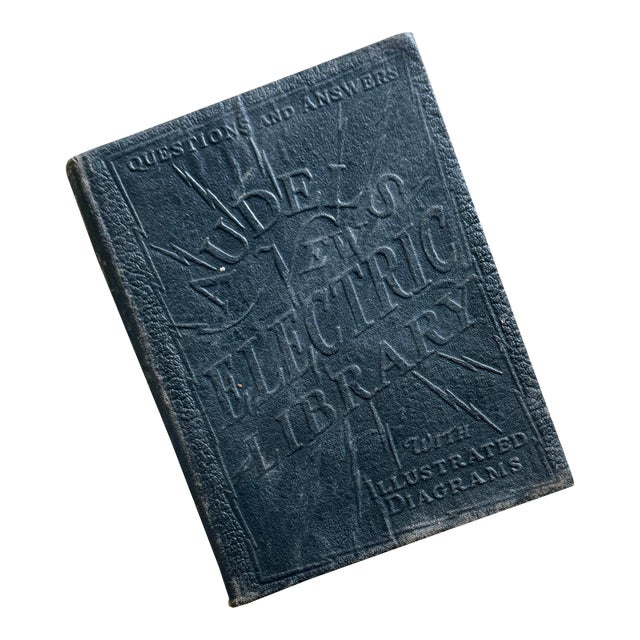 Audels New Electric Library Vol. XII 1946 Soft Leather Bound Electrical Reference Manual Electric Dictionary For Sale