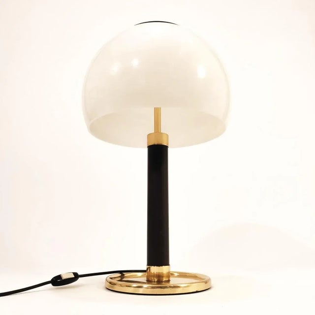 Bauhaus Spanish Table Lamp by Metalarte, 1960s For Sale - Image 3 of 8