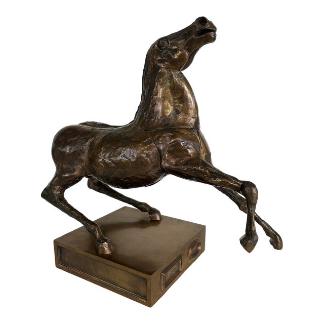1970s "Cavallo" by Miguel Ortiz Berrocal and Bruno Cassinari, Signed Number #1383/2000 For Sale