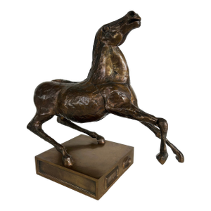 1970s "Cavallo" by Miguel Ortiz Berrocal and Bruno Cassinari, Signed Number #1383/2000