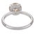 Contemporary Gia 2.18 Carat Fancy Color Diamond 18k White Gold Engagement Ring, Size 6.5 For Sale In Los Angeles - Image 6 of 6