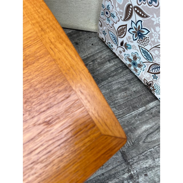 Mid-Century Modern Danish Style Teak Coffee Table by Nordic Furniture. Circa 1970s For Sale - Image 11 of 17