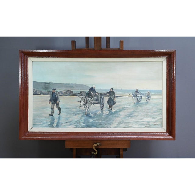 A. Le Guen, Les Goémoniers, 1969, Oil on Canvas For Sale - Image 5 of 18