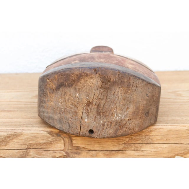 Charming Carved & Painted Kwele Mask For Sale - Image 10 of 11