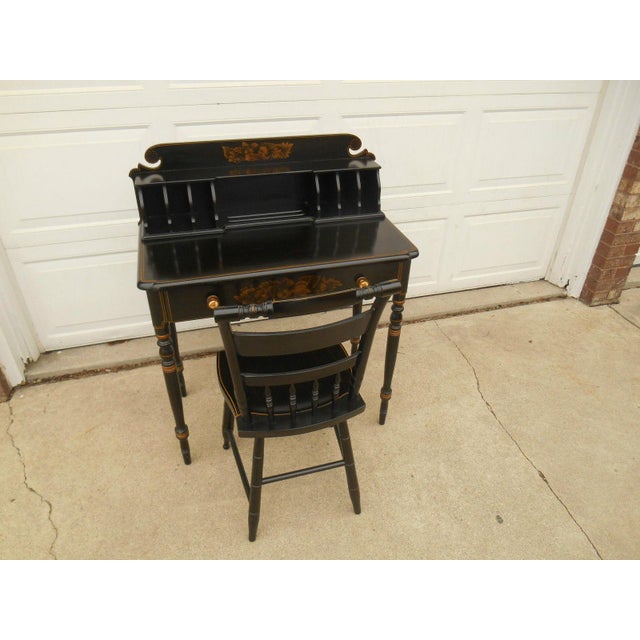 Vintage Hitchcock Desk With Matching Chair Chairish