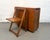 Mid-Century Modern Drop Leaf Hide a Way Table W/ Four Folding Chairs For Sale - Image 11 of 18
