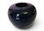 Vintage Dark Indigo Blue Bulbous Formed Pottery Vase, 1980s ~ Unmarked For Sale - Image 9 of 10