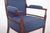 English Ladys Chair in Blue Upholstery For Sale - Image 14 of 15