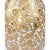 Chinese Porcelain Yuhuchunping 30 Inch Gold and White Palace Vase With Scalloped Top For Sale - Image 9 of 12