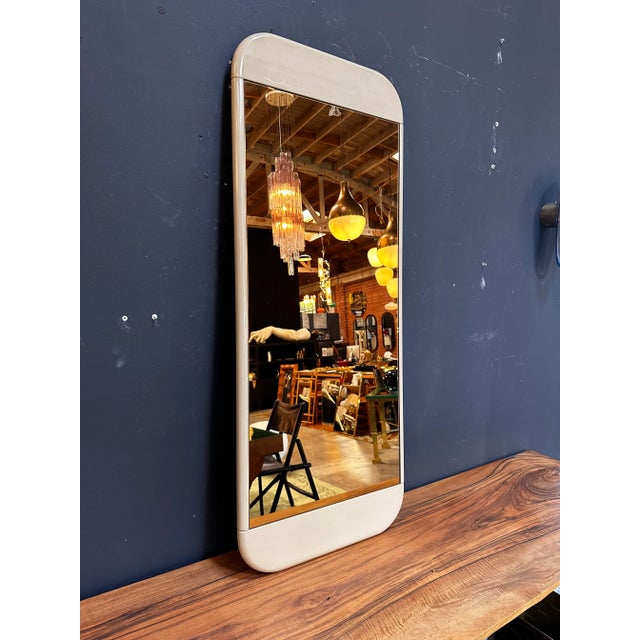 1980s Mid Century Italian Smoked Wall Mirror 1980s For Sale - Image 5 of 9