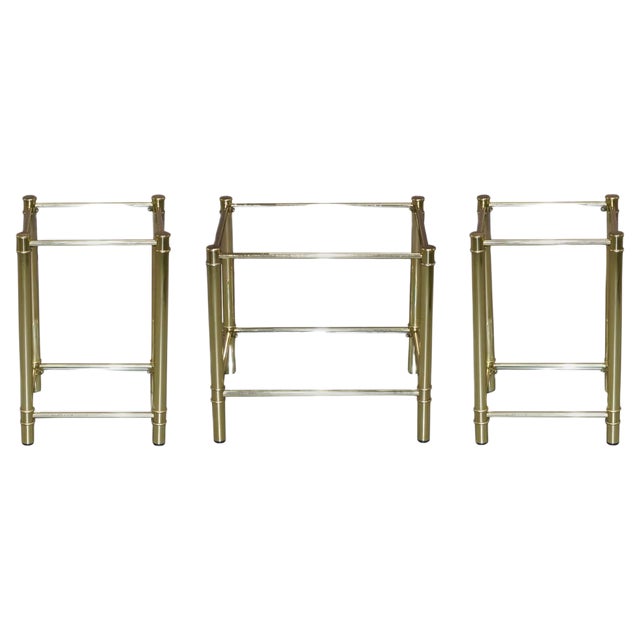 Vintage Gold Gilt Tables, Set of 3 For Sale