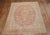 Antique Zabihi Collection Turkish Sivas soft Red Gold Rug - 7'2" x 9'8" For Sale - Image 9 of 11