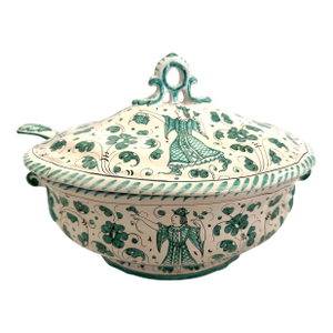 Deruta Maiolica Soup Tureen W/Spoon