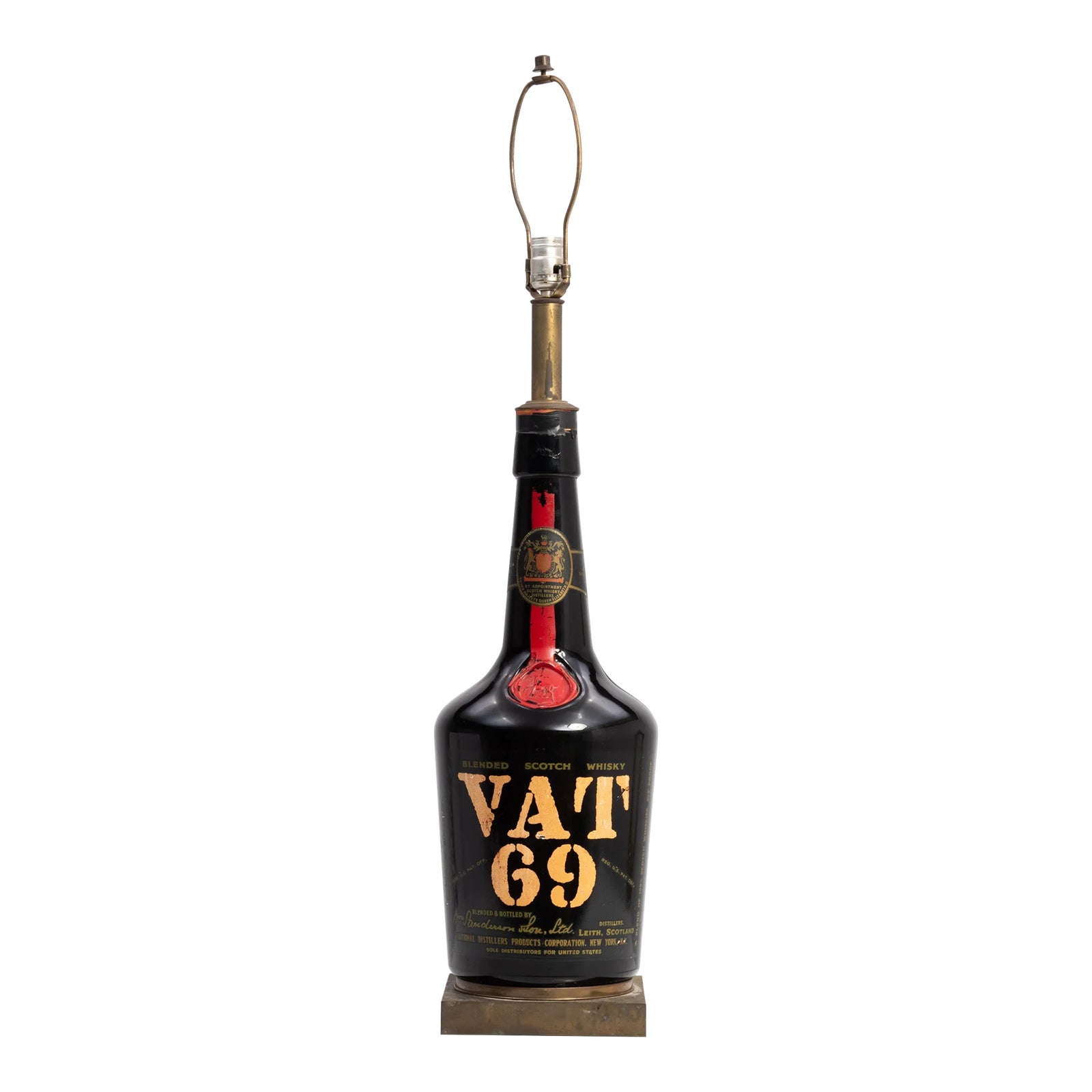 Monumental Vat 69 Blended Scotch Whiskey Liquor Store Display Bottle