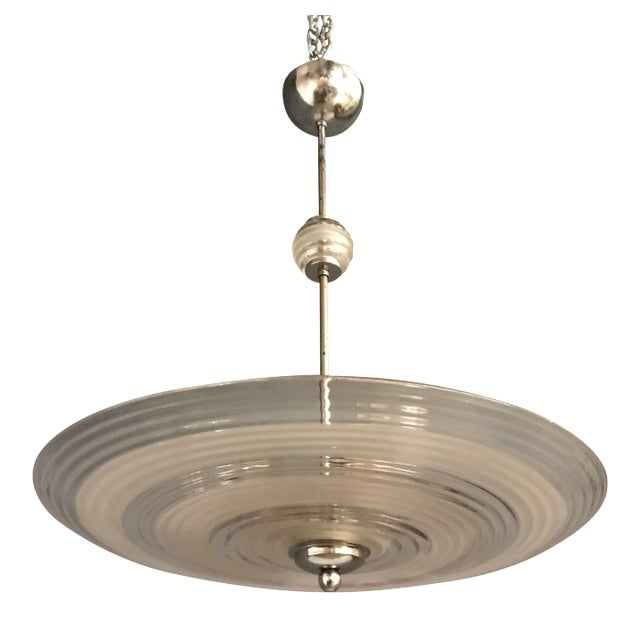 Murano Glass Pendant Lamp, 1950s For Sale