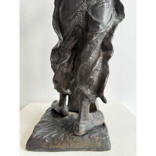 Black Blacksmith, 19th Century, Bronze For Sale - Image 8 of 16