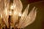 Gold Vintage Floral Chandelier in Murano Glass from Venini, 1970 For Sale - Image 8 of 9